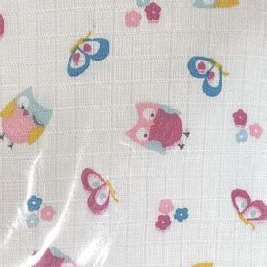 Soft muslin changing pad cover